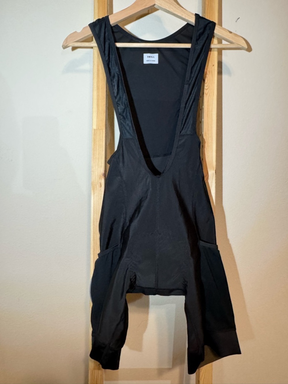 Core Cargo Bib Shorts - Black - Size Small